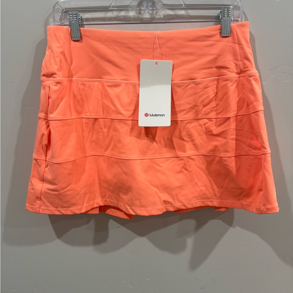 lululemon athletica Orange Skirt! Brand new with tags size 10